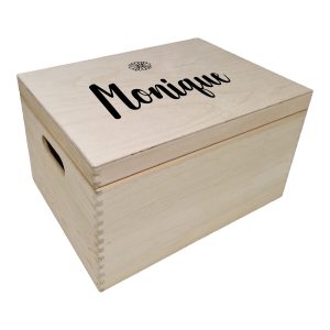 Memorybox Extra Large Rechthoek met naam