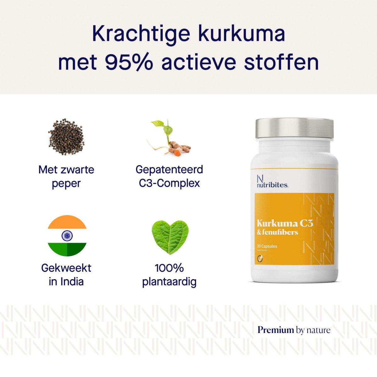 2 potten Nutribites Kurkuma - Afbeelding 4