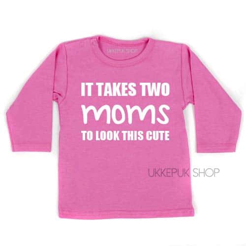 Shirt It takes two moms to look this cute - Afbeelding 4